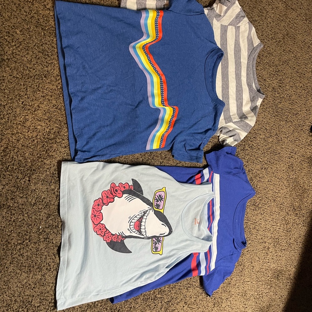 Cat and Jack Boys 6/7 Shirt Bundle